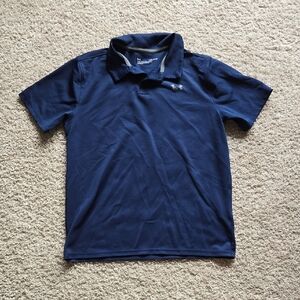 Under Armour Boy's Navy Blue Polo Shirt